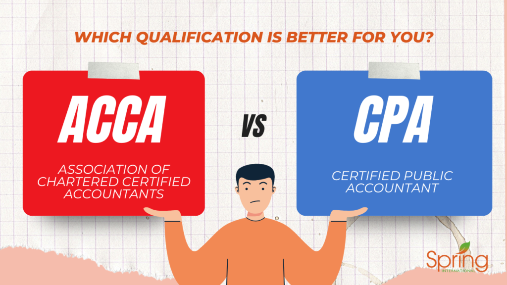 ACCA and CPA are both good qualification in accounting and finance field - find out the differences